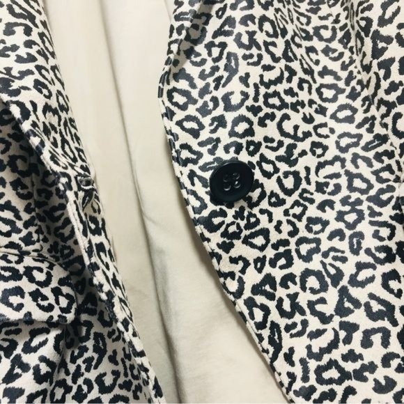 VAKKO for INC INTERNATIONAL Concepts Faux Suede Leopard Animal Print Blazer XL - Picture 9 of 9